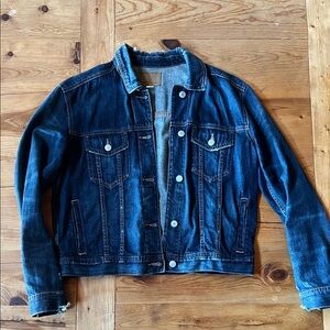 American Eagle Outfitters Dark Blue Jean Jacket